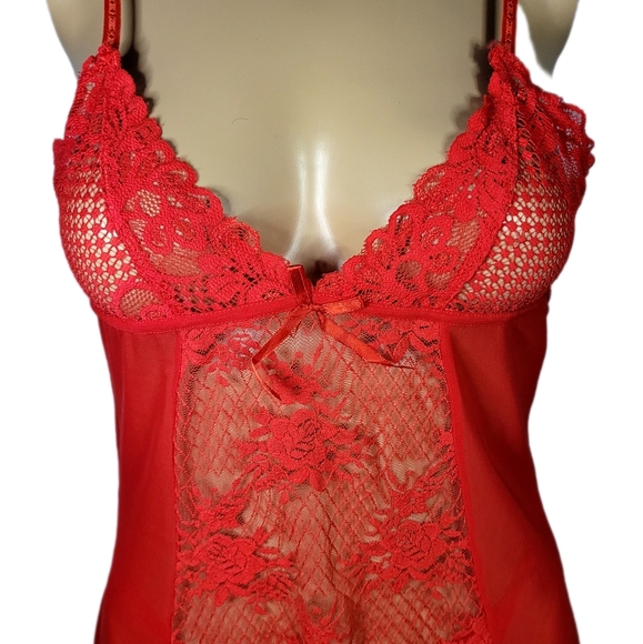 Babydoll lingerie sexy women size M Color Red, Buy 2, get the third one free - Picture 3 of 6